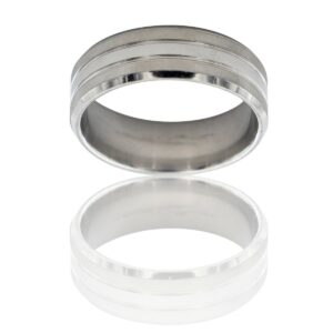 Bague Anneau Homme Acier