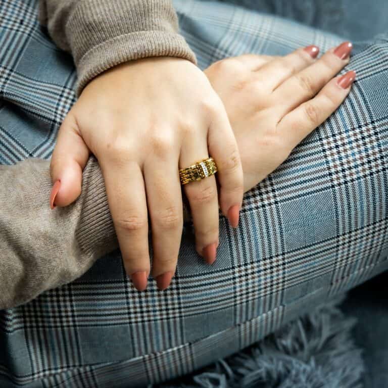 Bague Femme Mailles Strass DAPHNEE