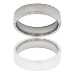 Bague Anneau Homme Acier