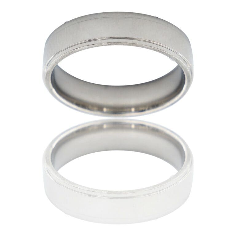 Bague Anneau Homme Acier