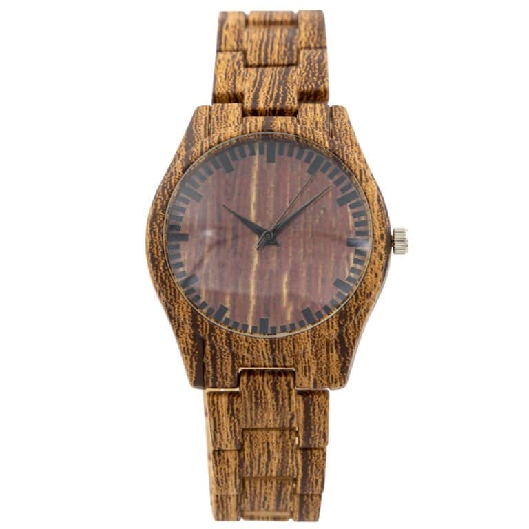 Montre Homme Plastique Bois CHTIME