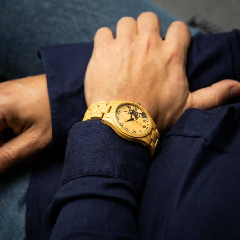 Montre Homme Plastique Bois CHTIME