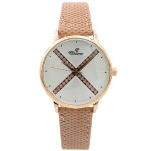 Montre Femme Rose Strass CHTIME