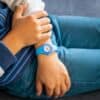 Montre Enfant Silicone Bleu CHTIME