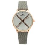 Montre Femme Gris Strass CHTIME