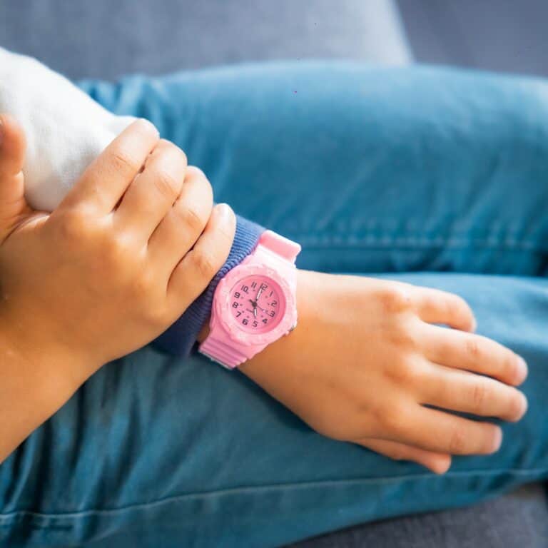 Montre Enfant Silicone Rose CHTIME