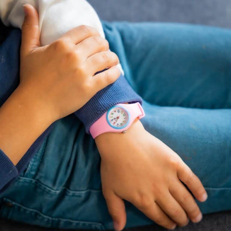 Montre Enfant Silicone Rose CHTIME