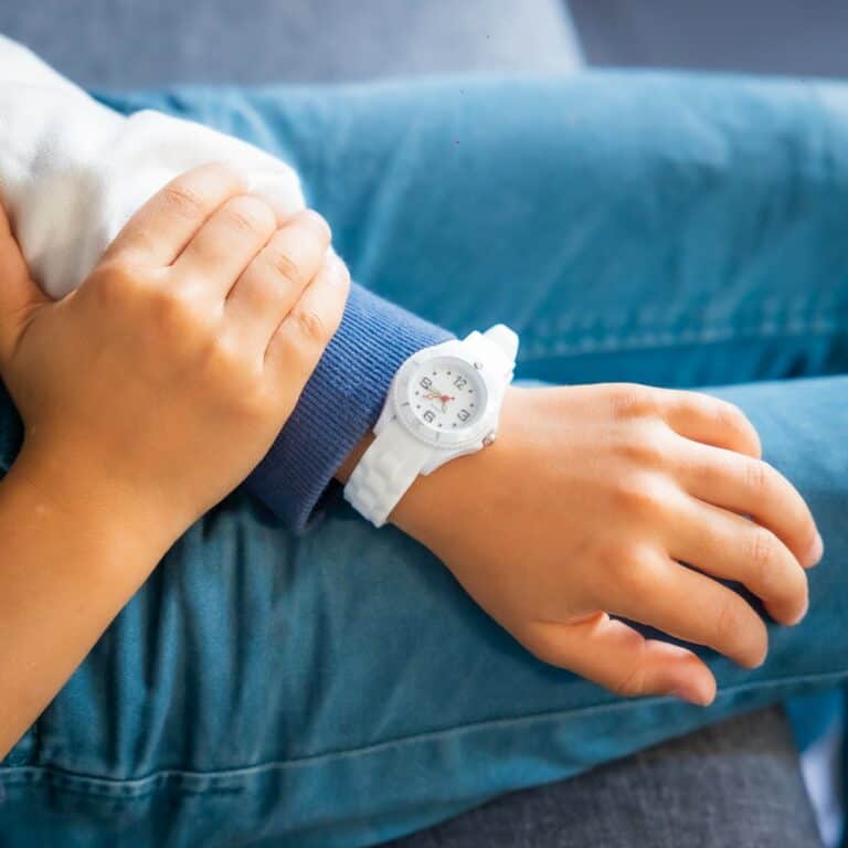 Montre Enfant Silicone Blanc CHTIME