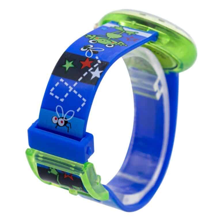 Montre Enfant Silicone Bleu Grenouille CHTIME