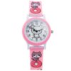 Montre Enfant Silicone Rose Chat CHTIME