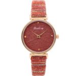 Montre Femme Rouge Strass CHTIME