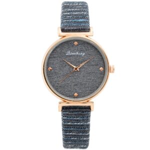 Montre Femme Bleu Strass CHTIME