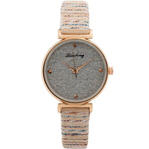 Montre Femme Rose Strass CHTIME