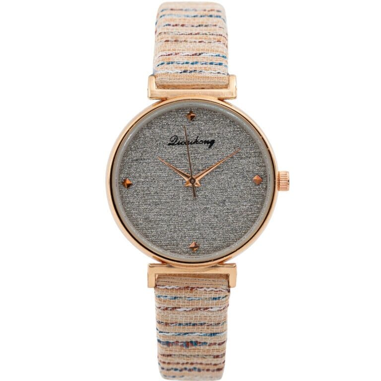 Montre Femme Rose Strass CHTIME