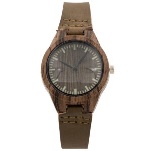 Montre Femme Chocolat Bois CHTIME