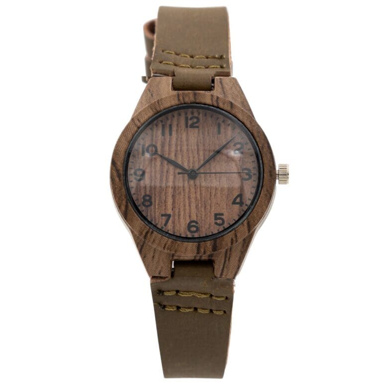 Montre Femme Chocolat Bois CHTIME
