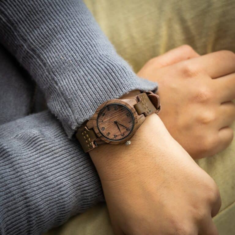 Montre Femme Chocolat Bois CHTIME