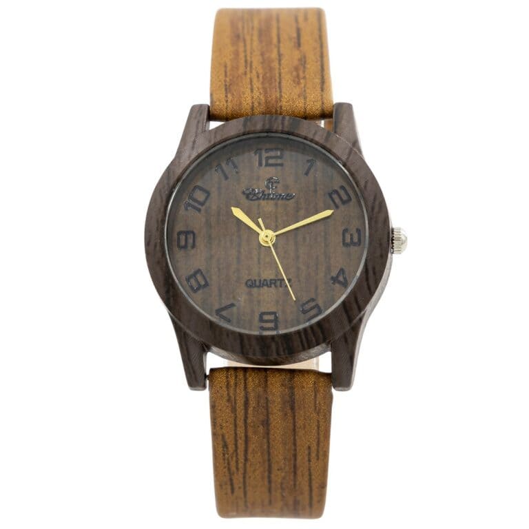 Montre Femme Chocolat Bois CHTIME