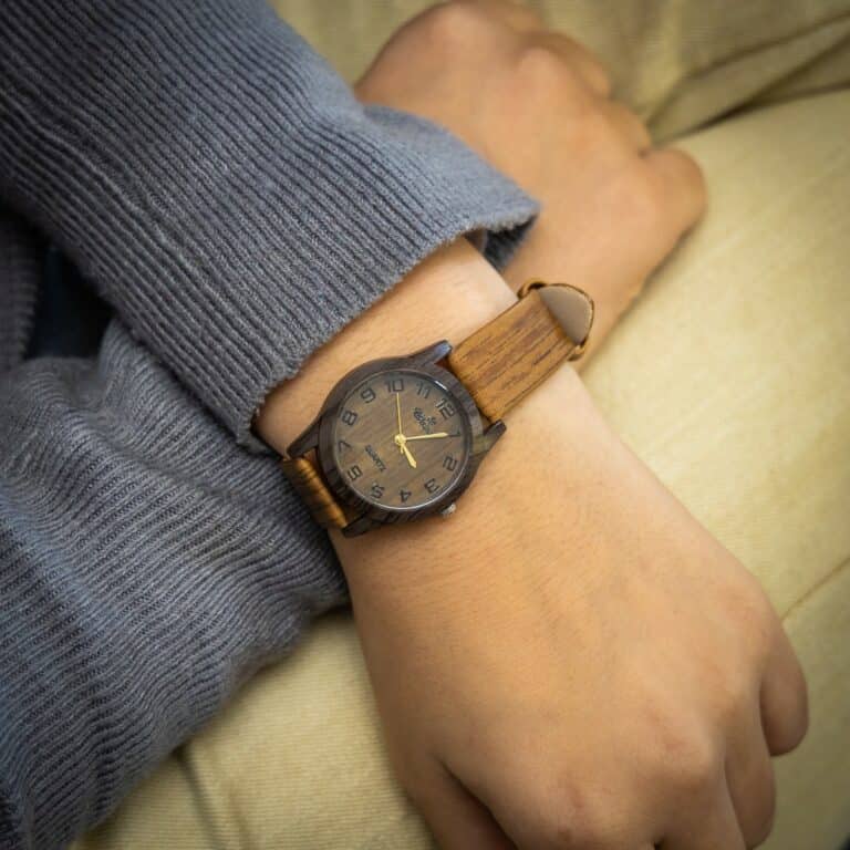 Montre Femme Chocolat Bois CHTIME