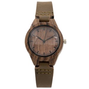 Montre Femme Chocolat Bois CHTIME