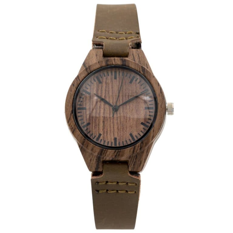 Montre Femme Chocolat Bois CHTIME