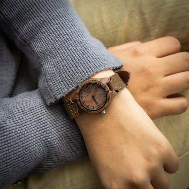 Montre Femme Chocolat Bois CHTIME