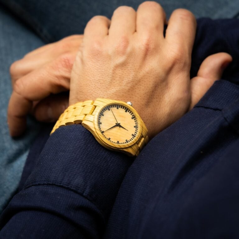 Montre Homme Plastique Bois CHTIME