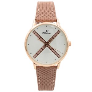 Montre Femme Rose Strass CHTIME