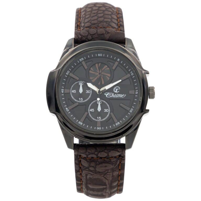 Montre Homme Silicone Chocolat CHTIME