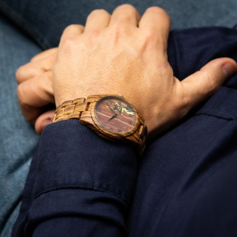 Montre Homme Plastique Bois CHTIME