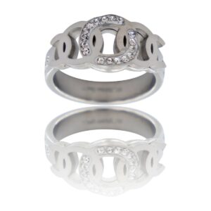 Jolie Bague Femme Ornée Zirconium AKEBIA