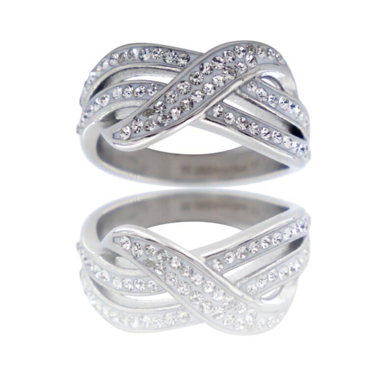 Très Belle Bague Femme Ornée Zirconium ABELIA