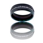 Bague Femme Couleur Noire Ornée Zirconium TILIA