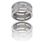 Magnifique Bague Femme Ornée Zirconium AUCUBA