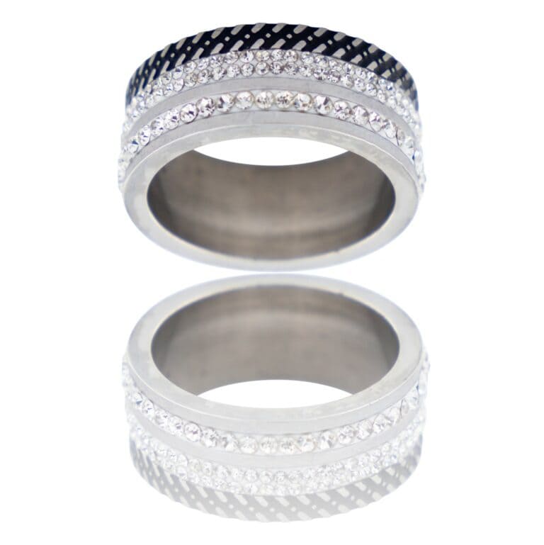 Superbe Bague Femme Ornée Zirconium THUJA