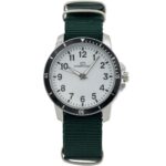 Montre Homme Tissu Couleur Vert GIORGIO