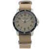 Jolie Montre Homme Tissu Beige GIORGIO