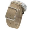 Jolie Montre Homme Tissu Beige GIORGIO