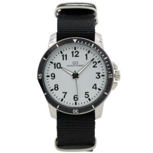Votre Montre Homme en Tissu Noir GIORGIO