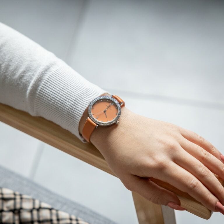 Votre Montre Femme Marron Orange GIORGIO