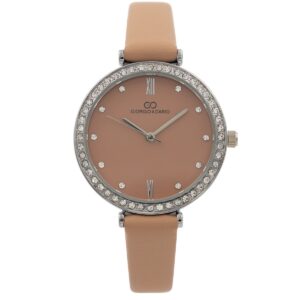 Montre Femme Bracelet Marron Rose GIORGIO