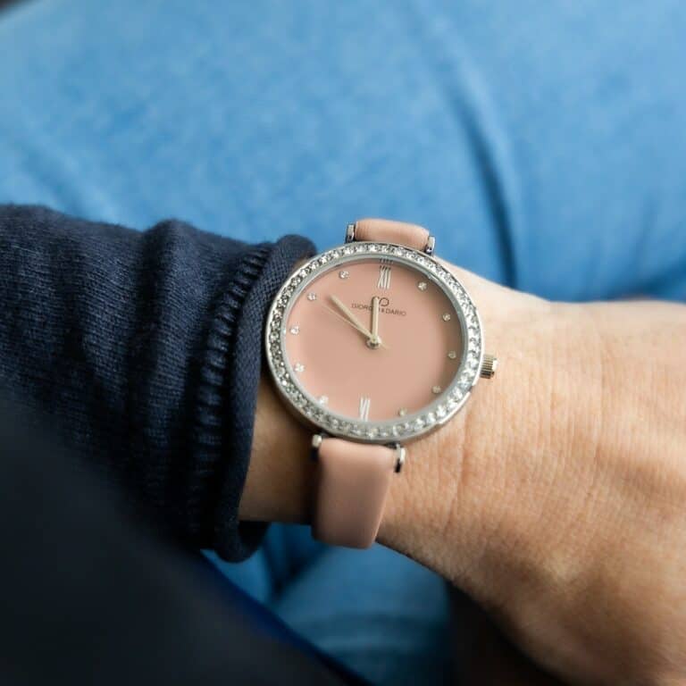Montre Femme Bracelet Marron Rose GIORGIO