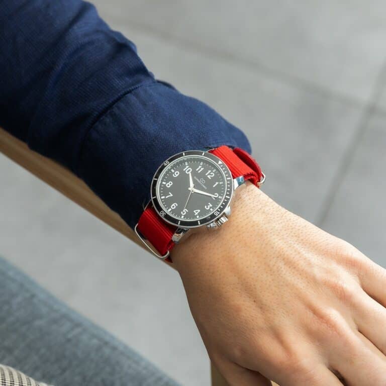 Montre Homme Fashion Tissu Rouge GIORGIO