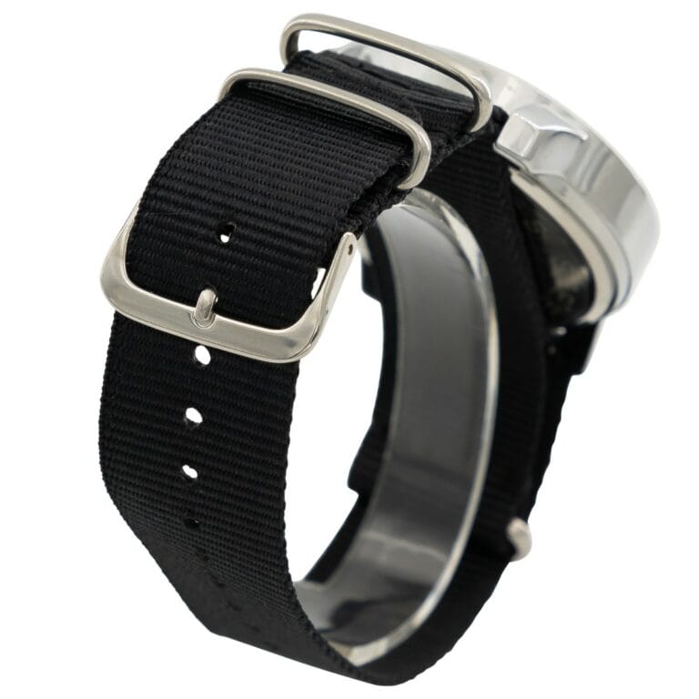 Montre Homme Bracelet Tissu Noir GIORGIO