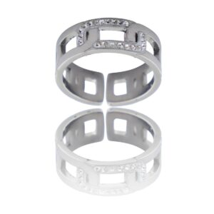 Très Jolie Bague Femme Ornée Zirconium KERRIA