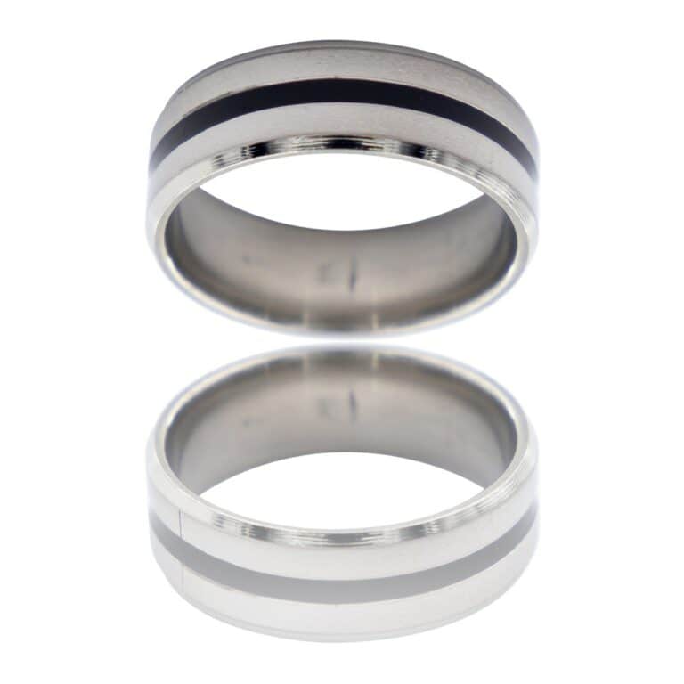 Jolie Bague Anneau pour Homme Acier ILNUS