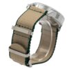 Superbe Montre d'Homme Tissu Beige GIORGIO