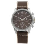 Jolie Montre Homme Tissu Marron GIORGIO