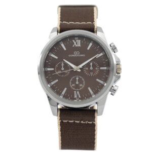 Jolie Montre Homme Tissu Marron GIORGIO