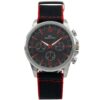 Montre Homme avec Bracelet Tissu Noir GIORGIO